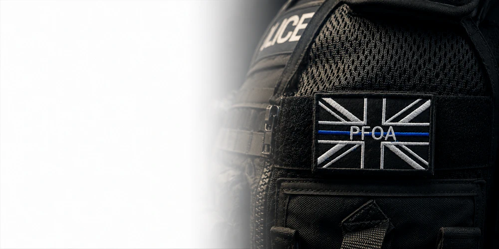 PFOA Union Flag uniform patch